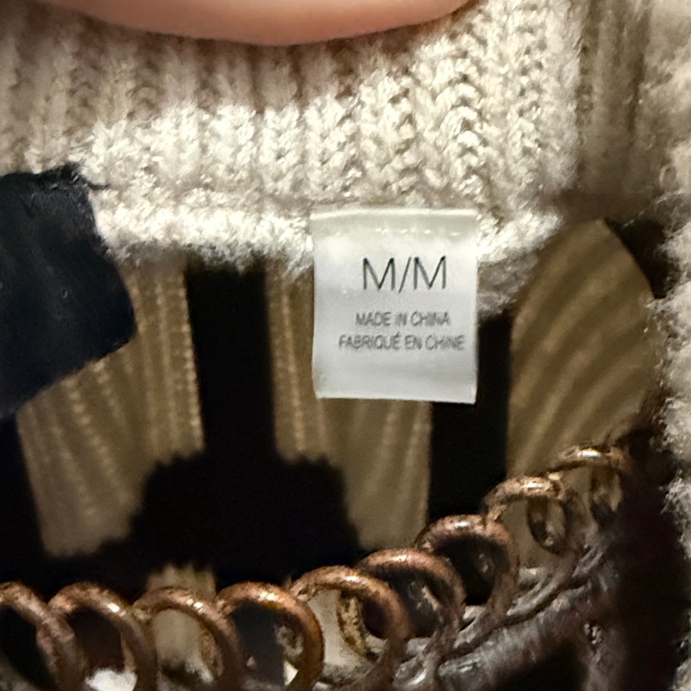 Tahari Multicolor Striped Crew Neck Sweater - Picture 3 of 5